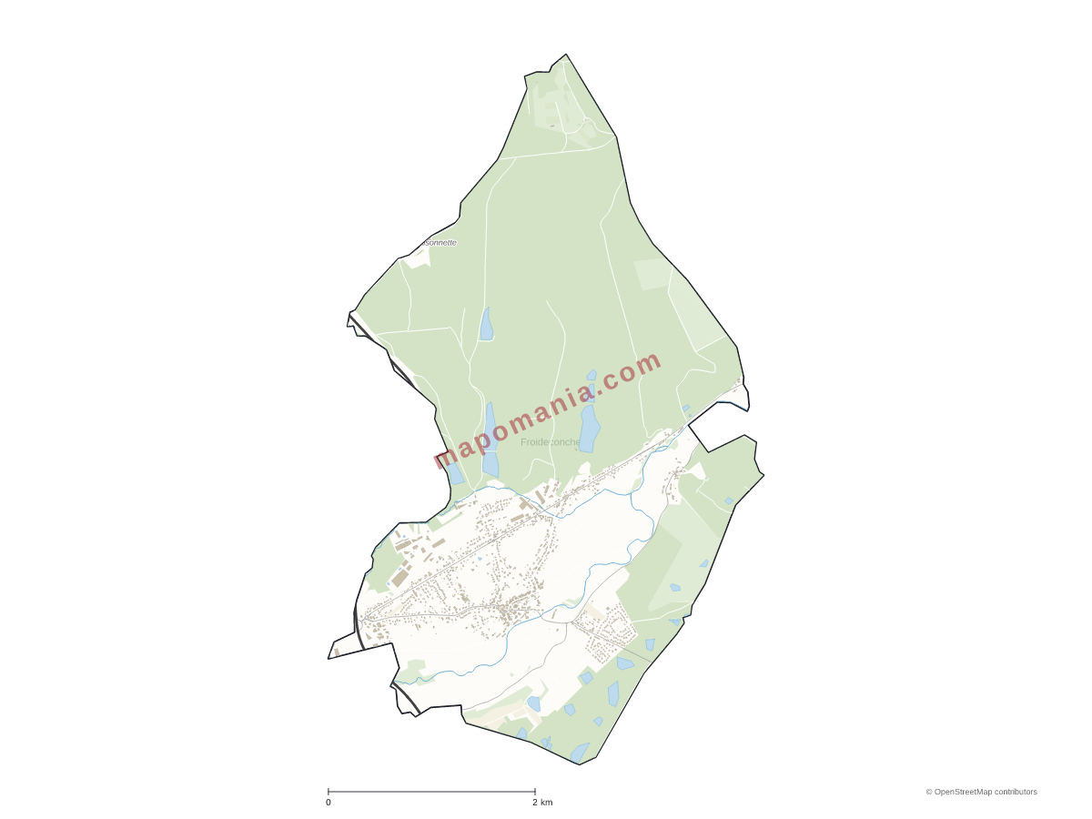 Carte de Froideconche à personnaliser