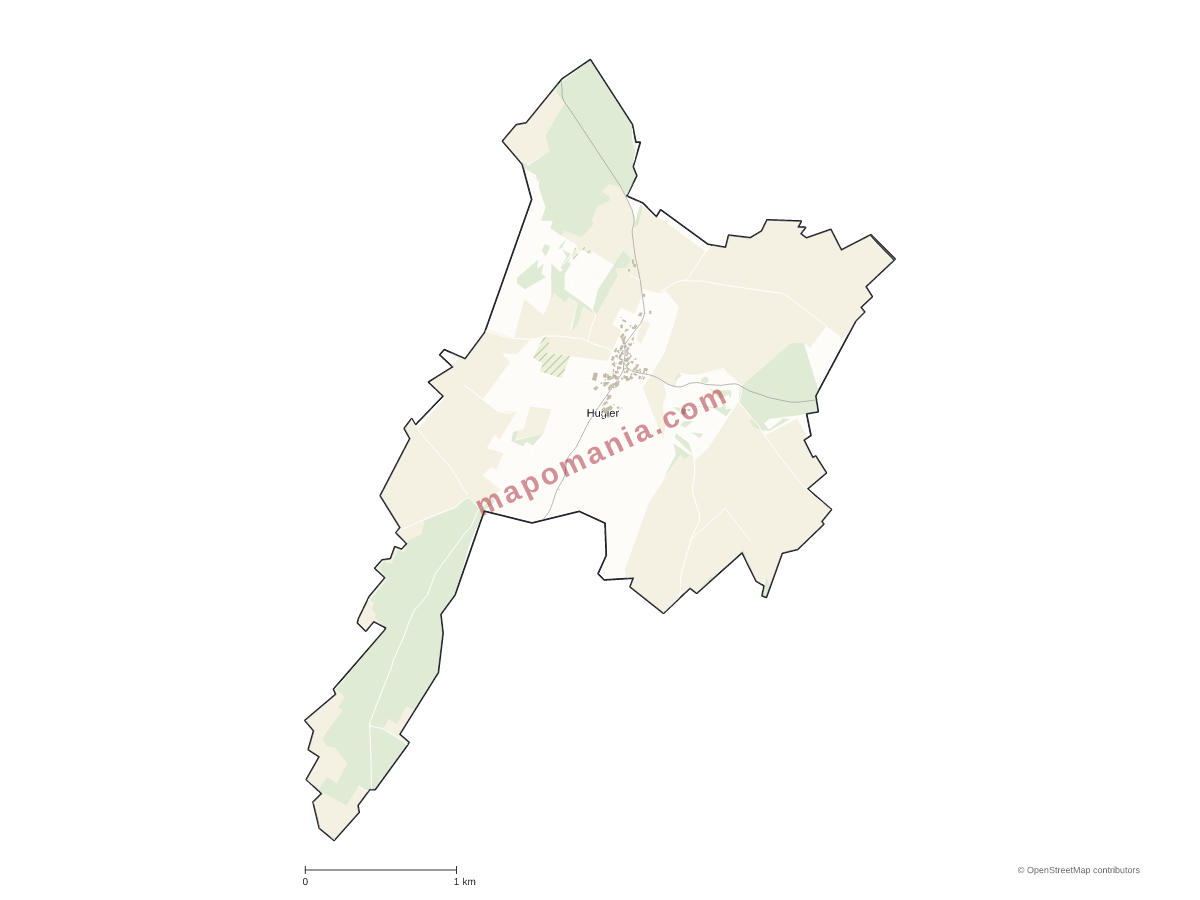 Carte de Hugier à personnaliser