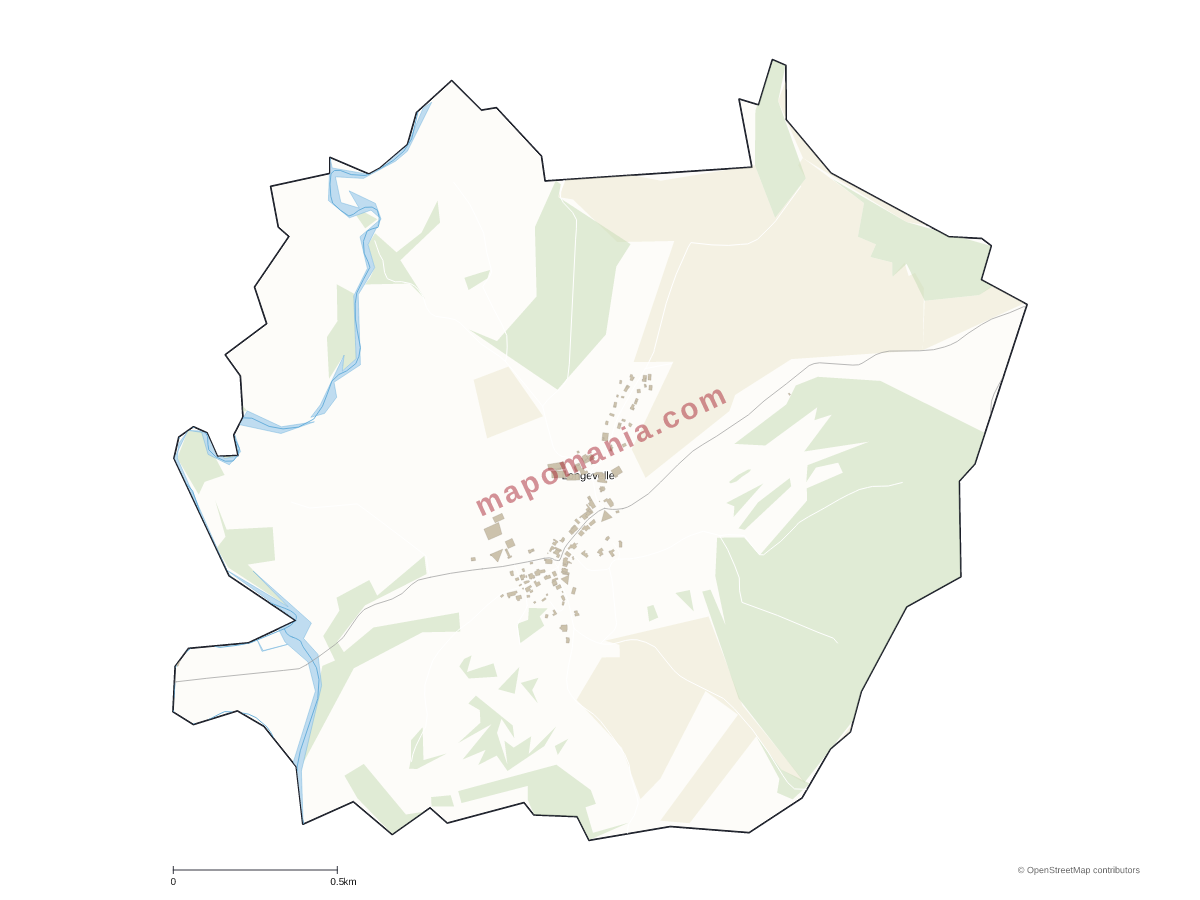 Carte de Longevelle à personnaliser
