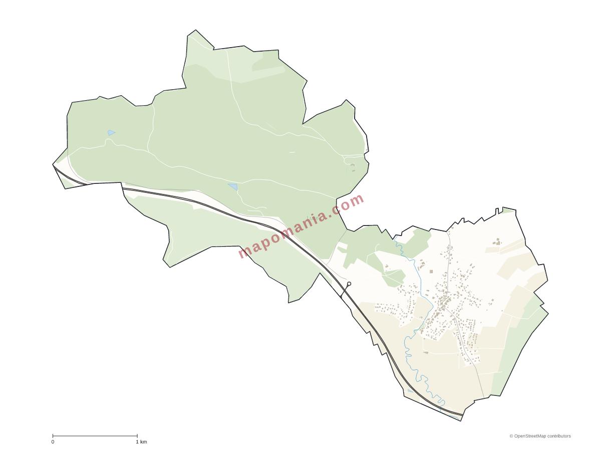 Carte de Luze à personnaliser