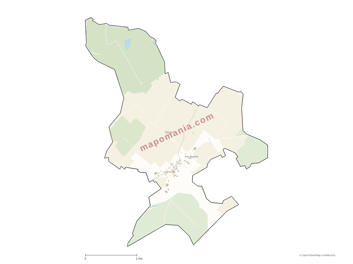 Carte de Onay à personnaliser