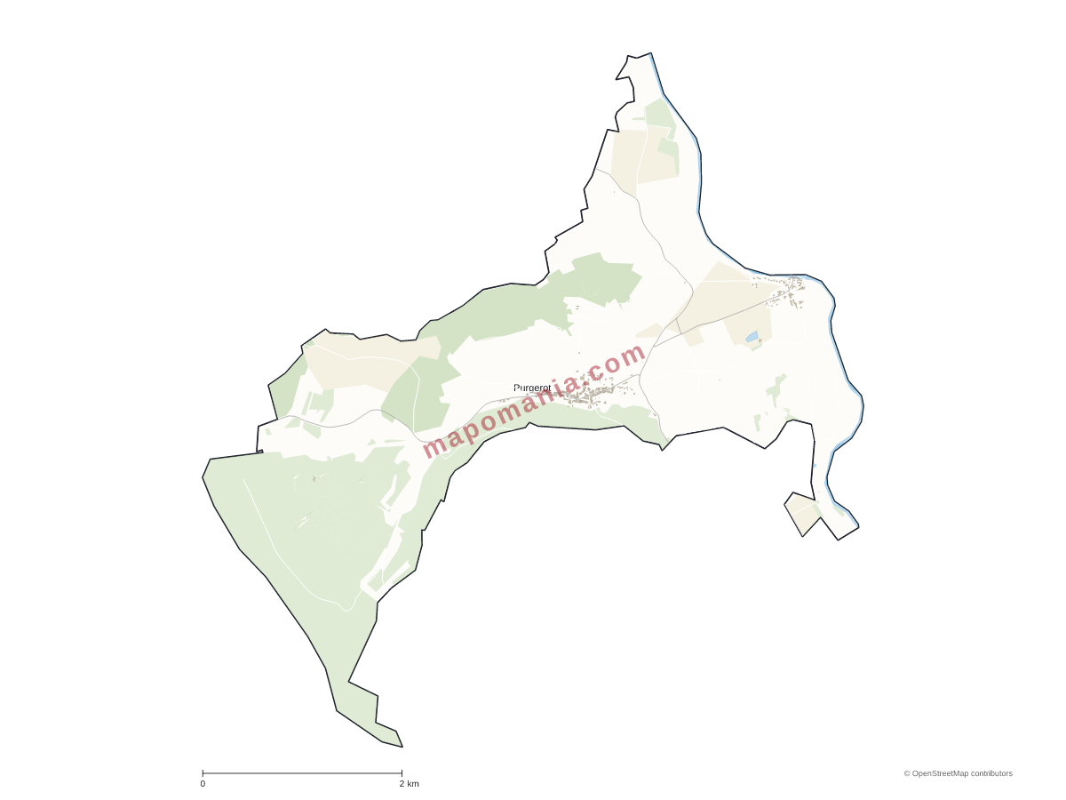 Carte de Purgerot à personnaliser