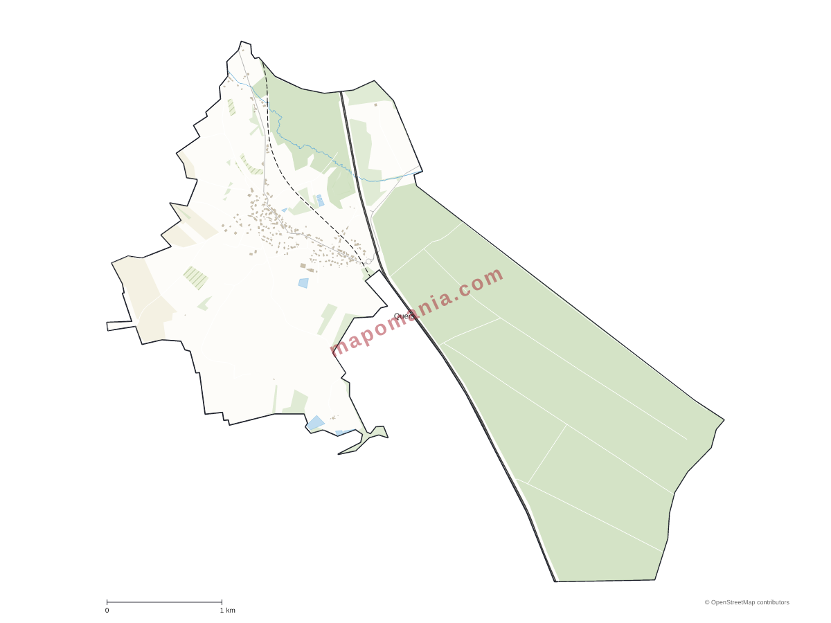 Carte de Quers à personnaliser