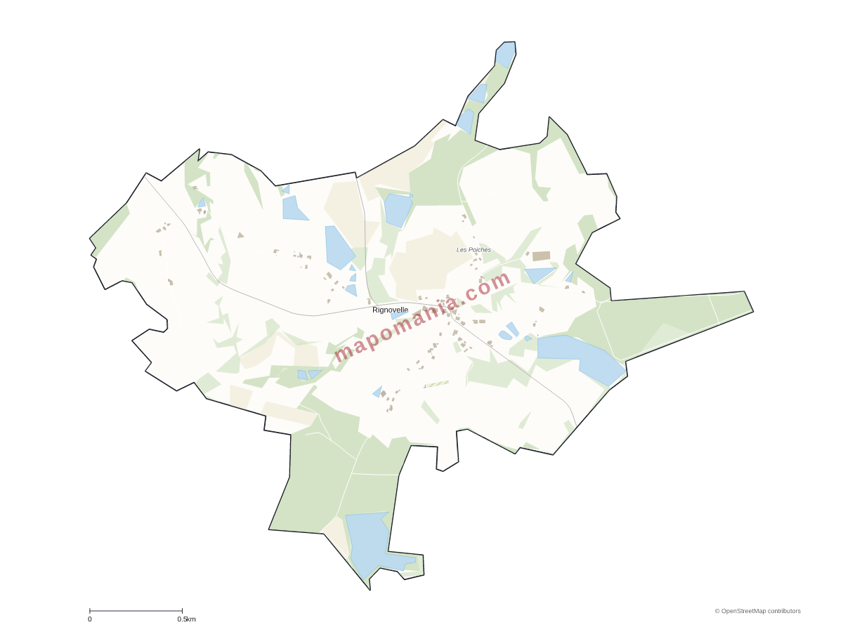 Carte de Rignovelle à personnaliser