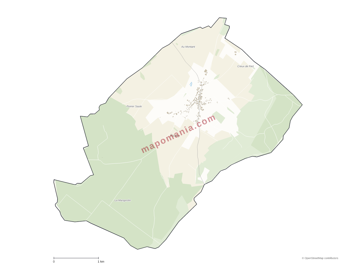 Carte de Rosey à personnaliser