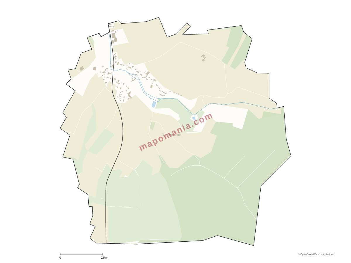 Carte de Le Tremblois à personnaliser