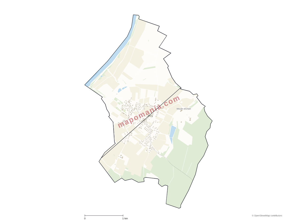 Carte de Bey à personnaliser