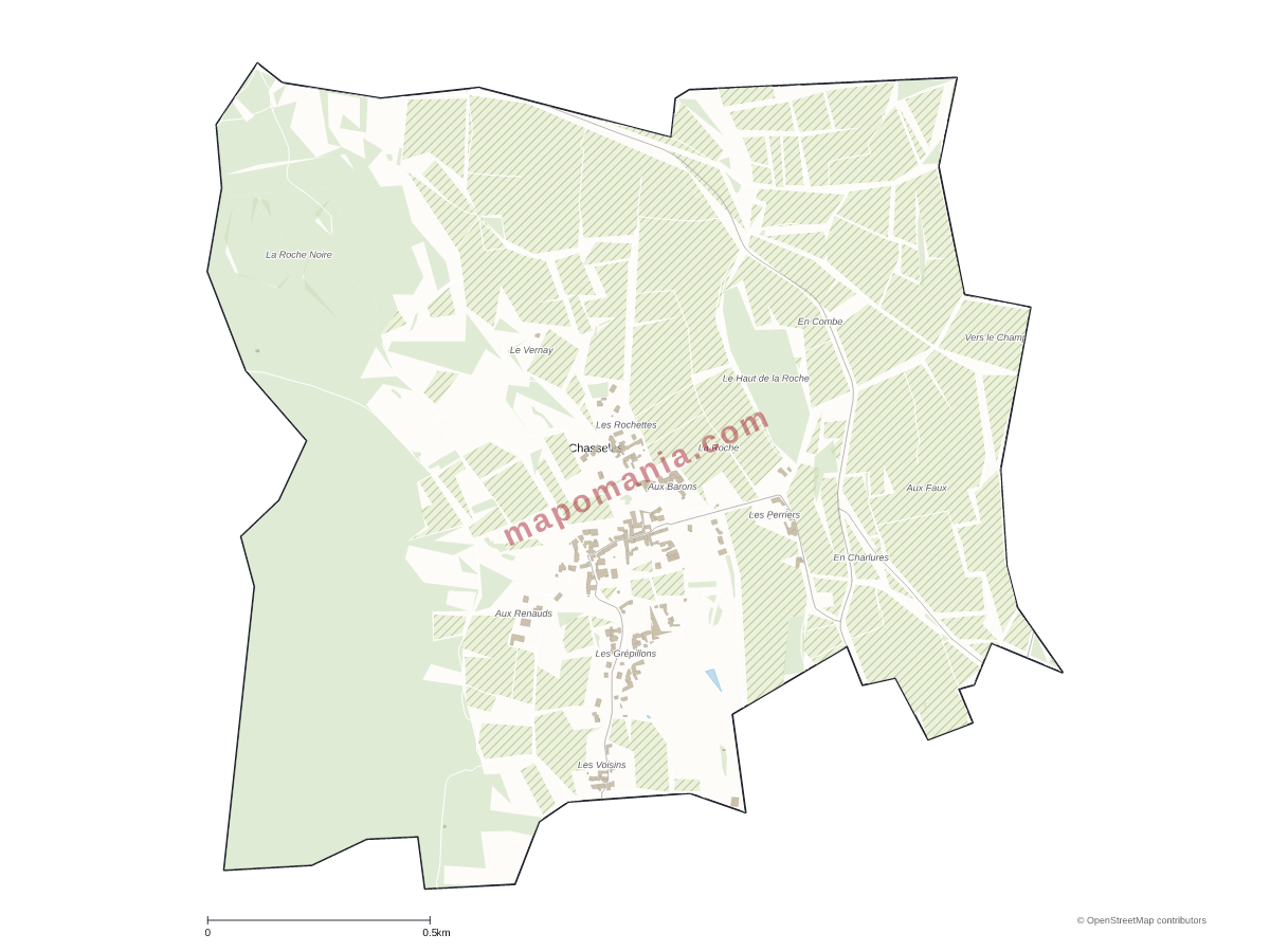 Carte de Chasselas à personnaliser