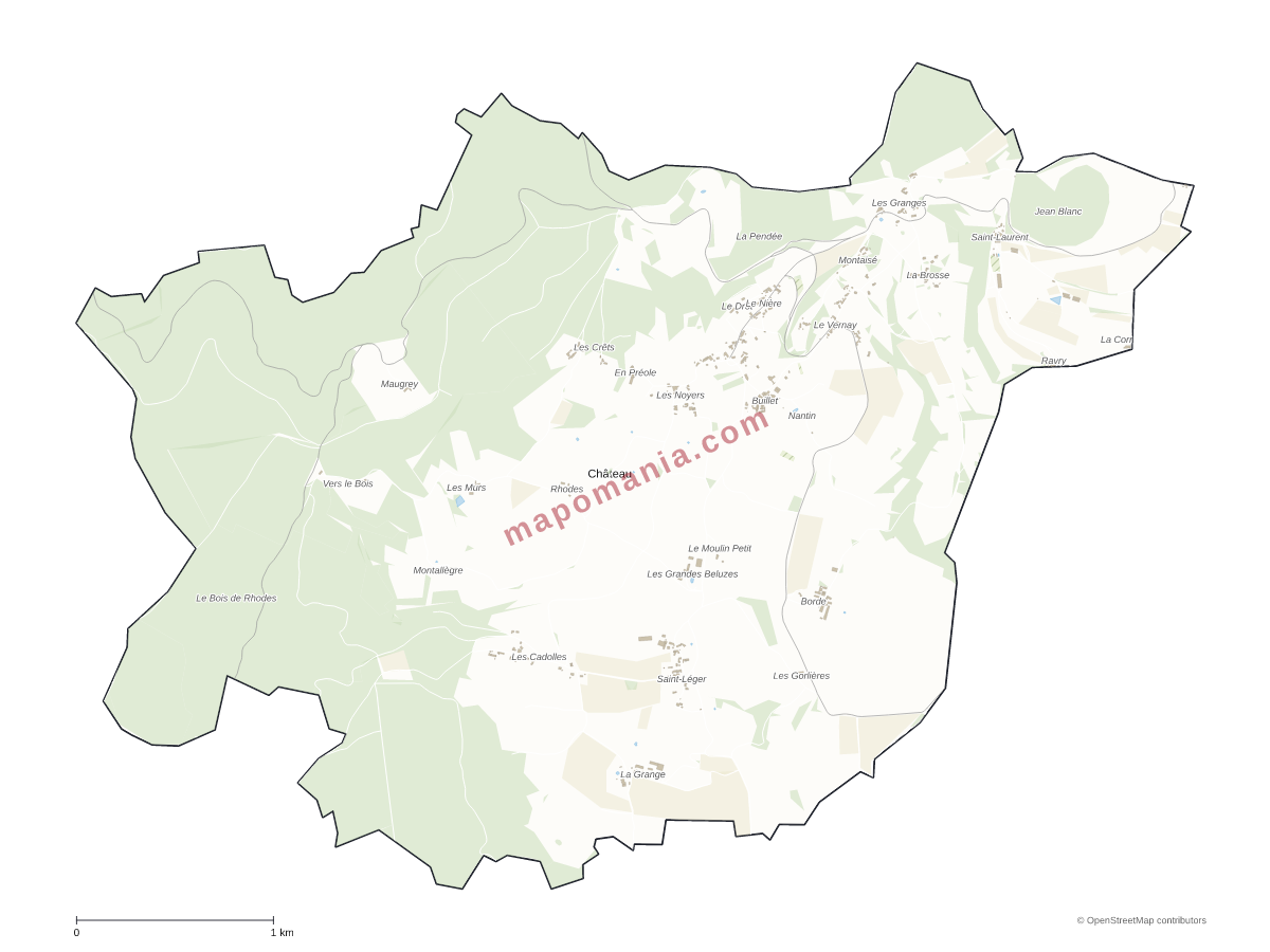 Carte de Château à personnaliser