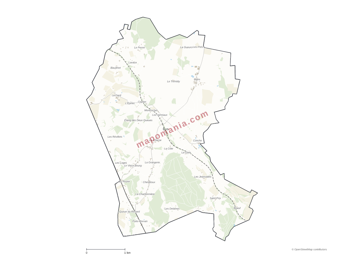 Carte de Dyo à personnaliser