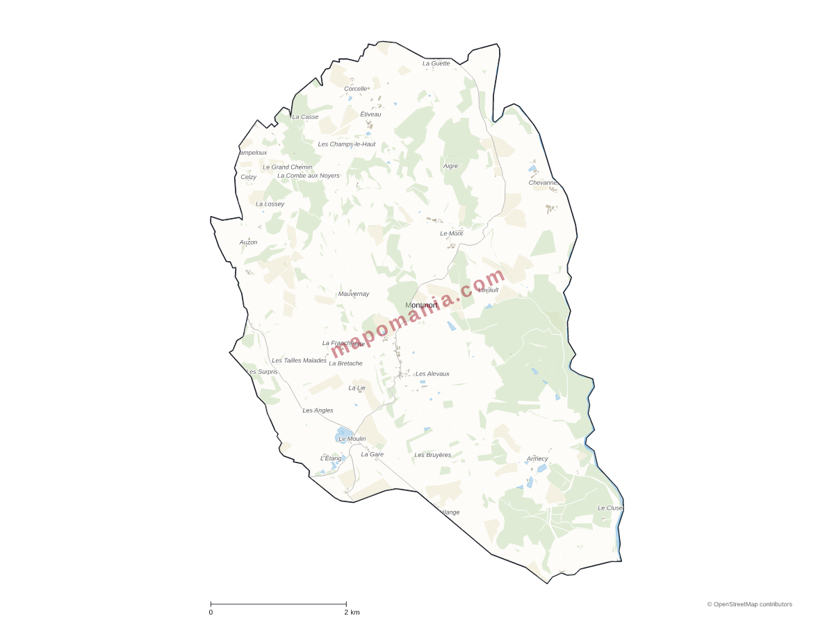 Carte de Montmort à personnaliser