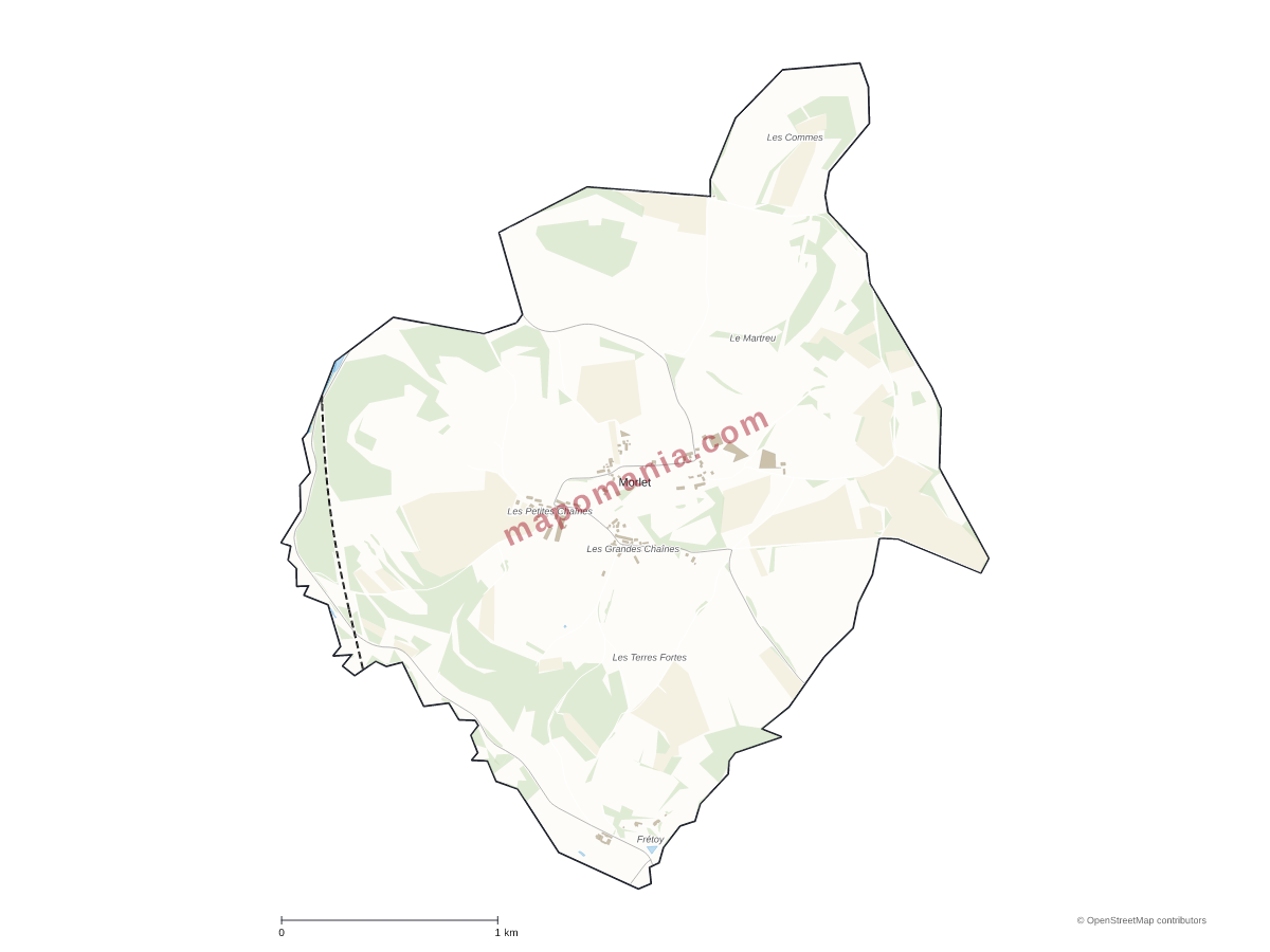 Carte de Morlet à personnaliser