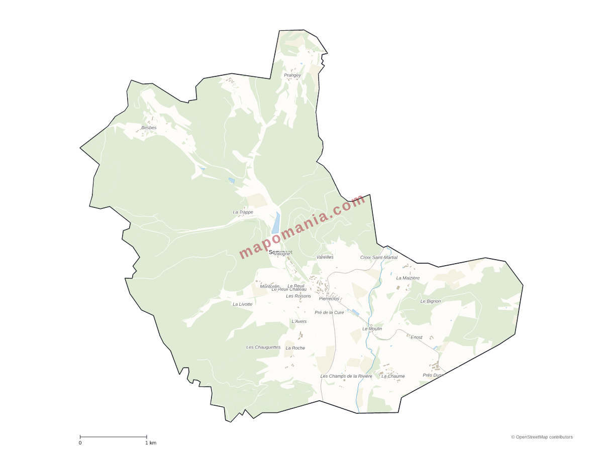 Carte de Sommant à personnaliser