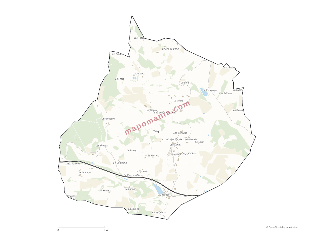 Carte de Trivy à personnaliser