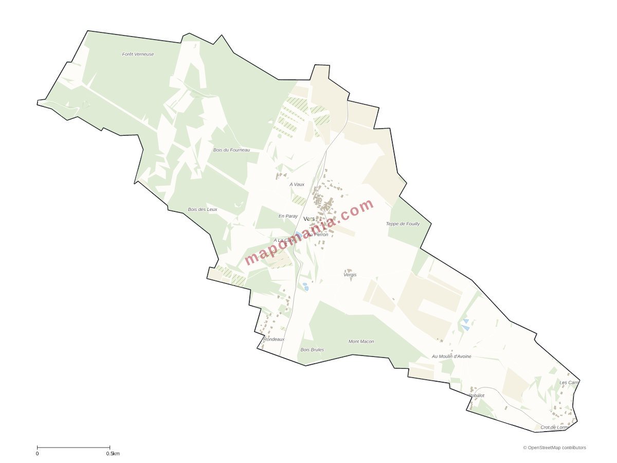 Carte de Vers à personnaliser