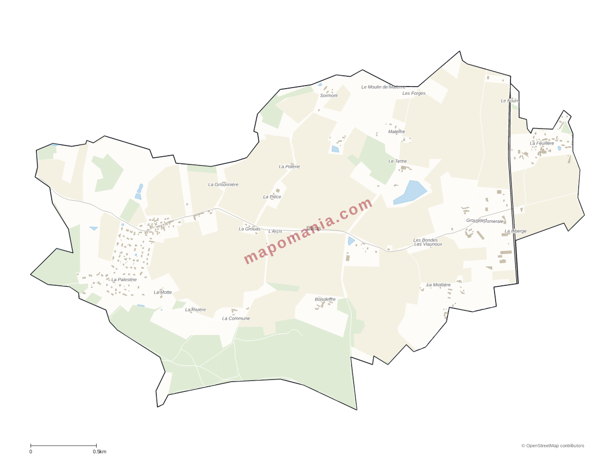Carte de Bérus à personnaliser
