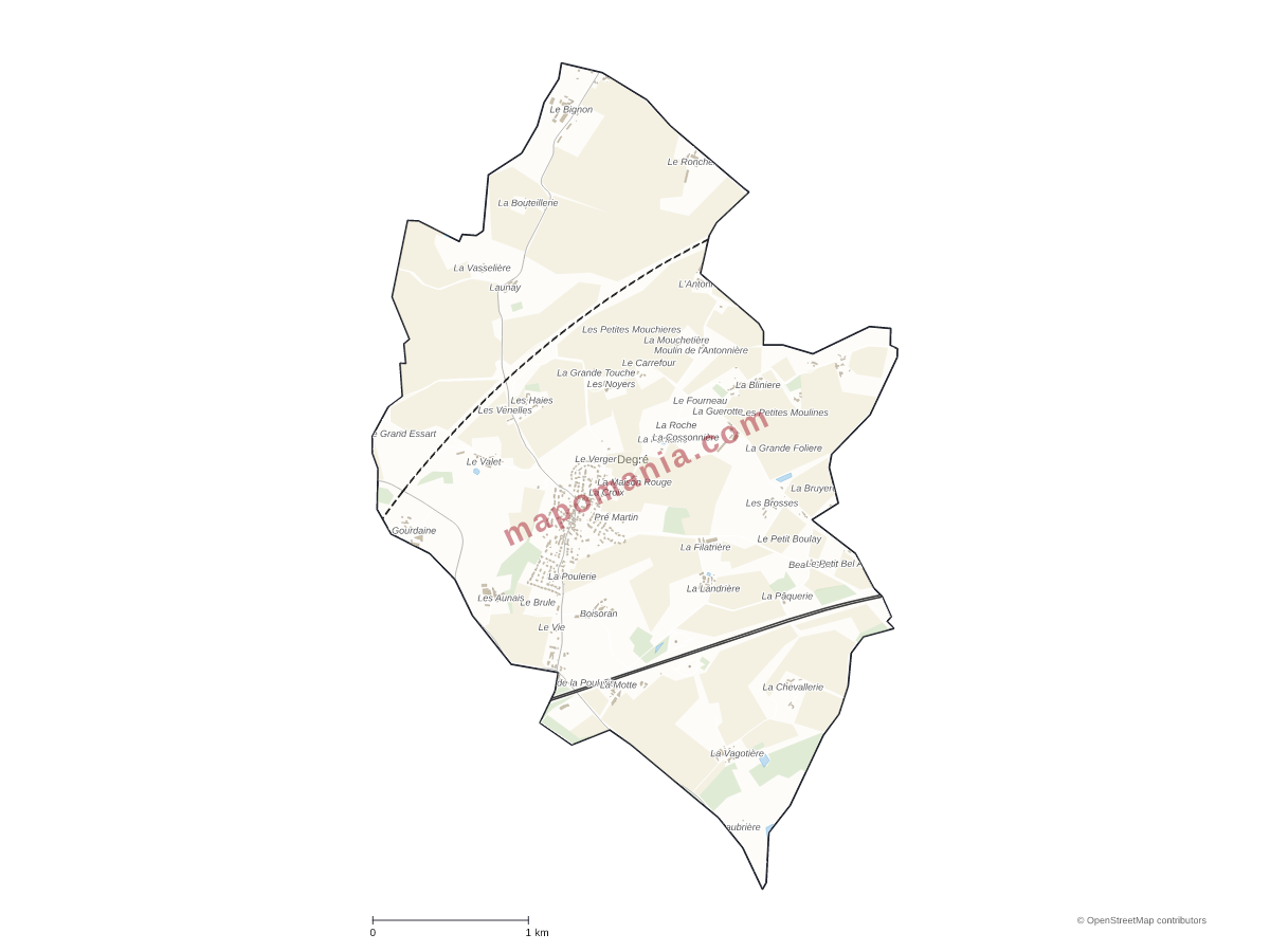 Carte de Degré à personnaliser