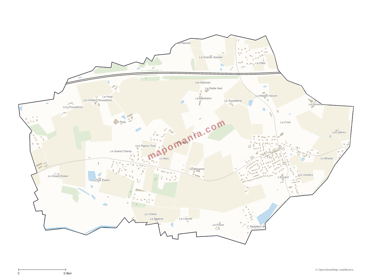 Carte de Fatines à personnaliser