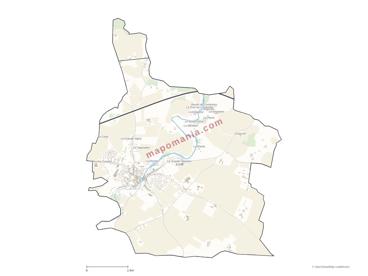 Carte de Loué à personnaliser
