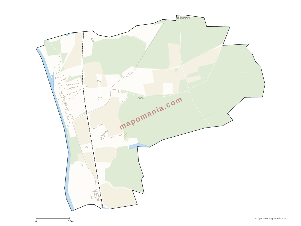 Carte de Pincé à personnaliser