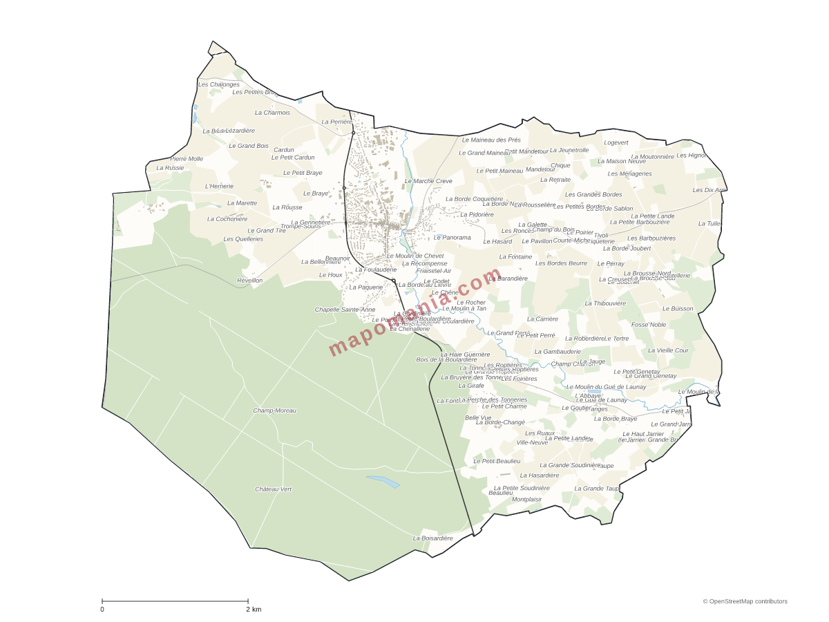 Carte de Vibraye à personnaliser