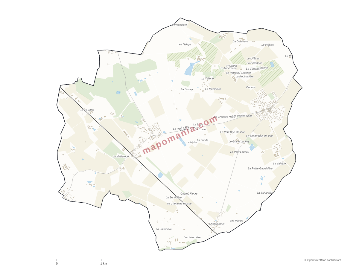 Carte de Vion à personnaliser