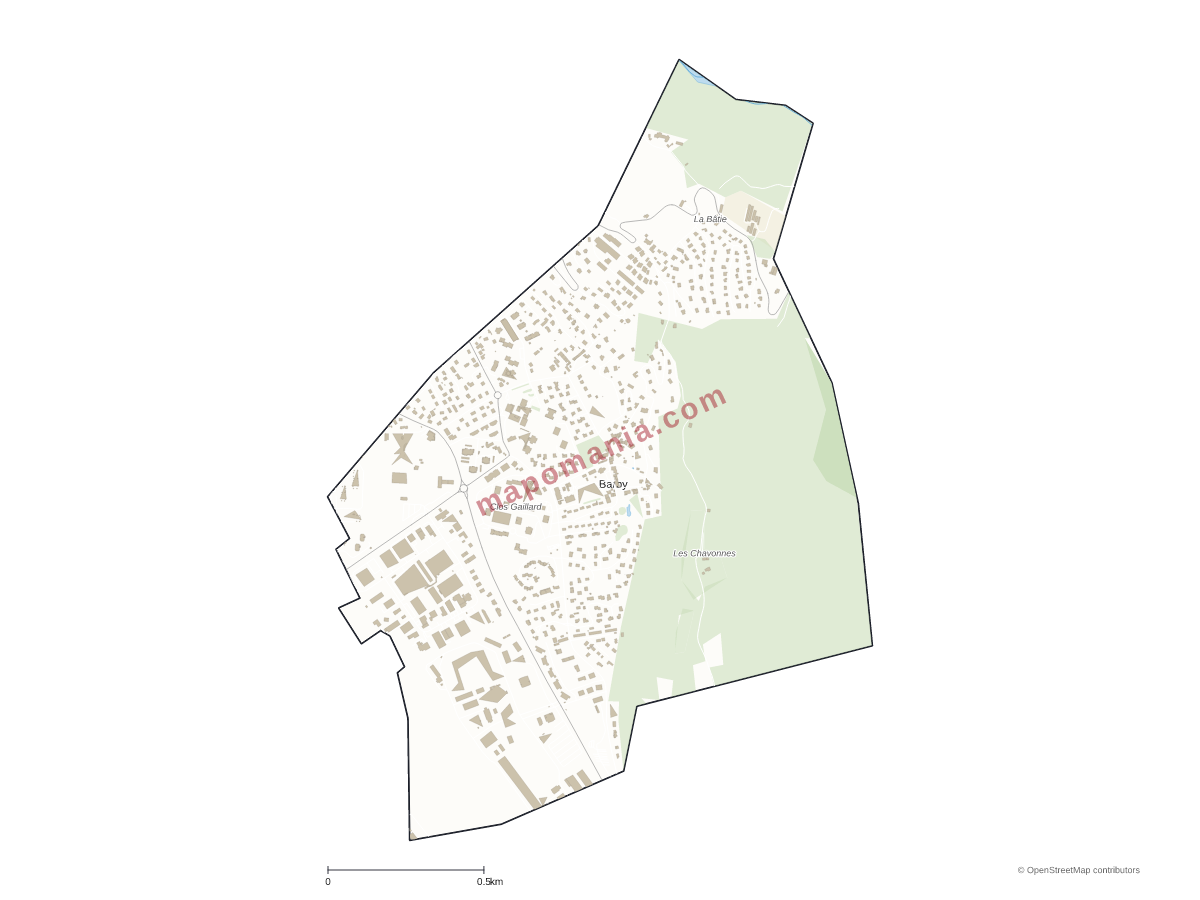 Carte de Barby à personnaliser
