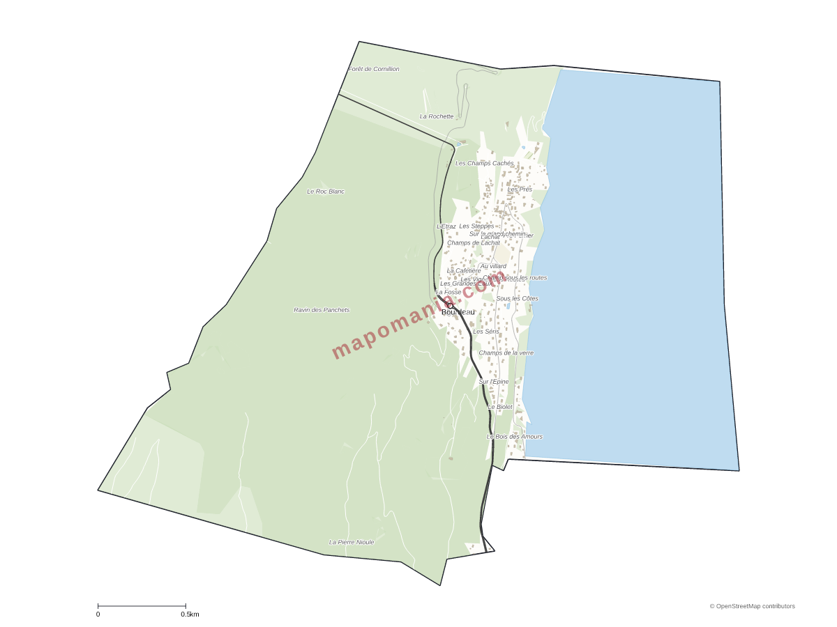 Carte de Bourdeau à personnaliser