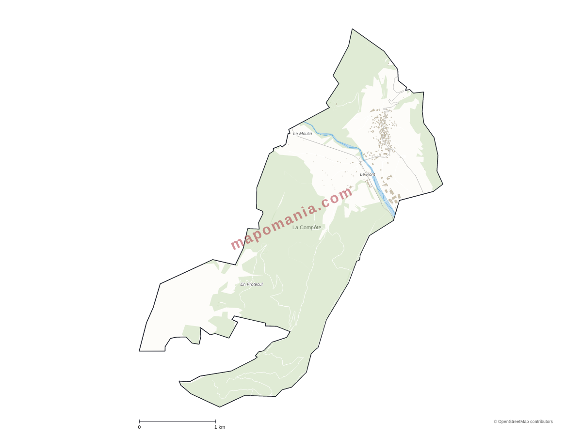 Carte de La Compôte à personnaliser