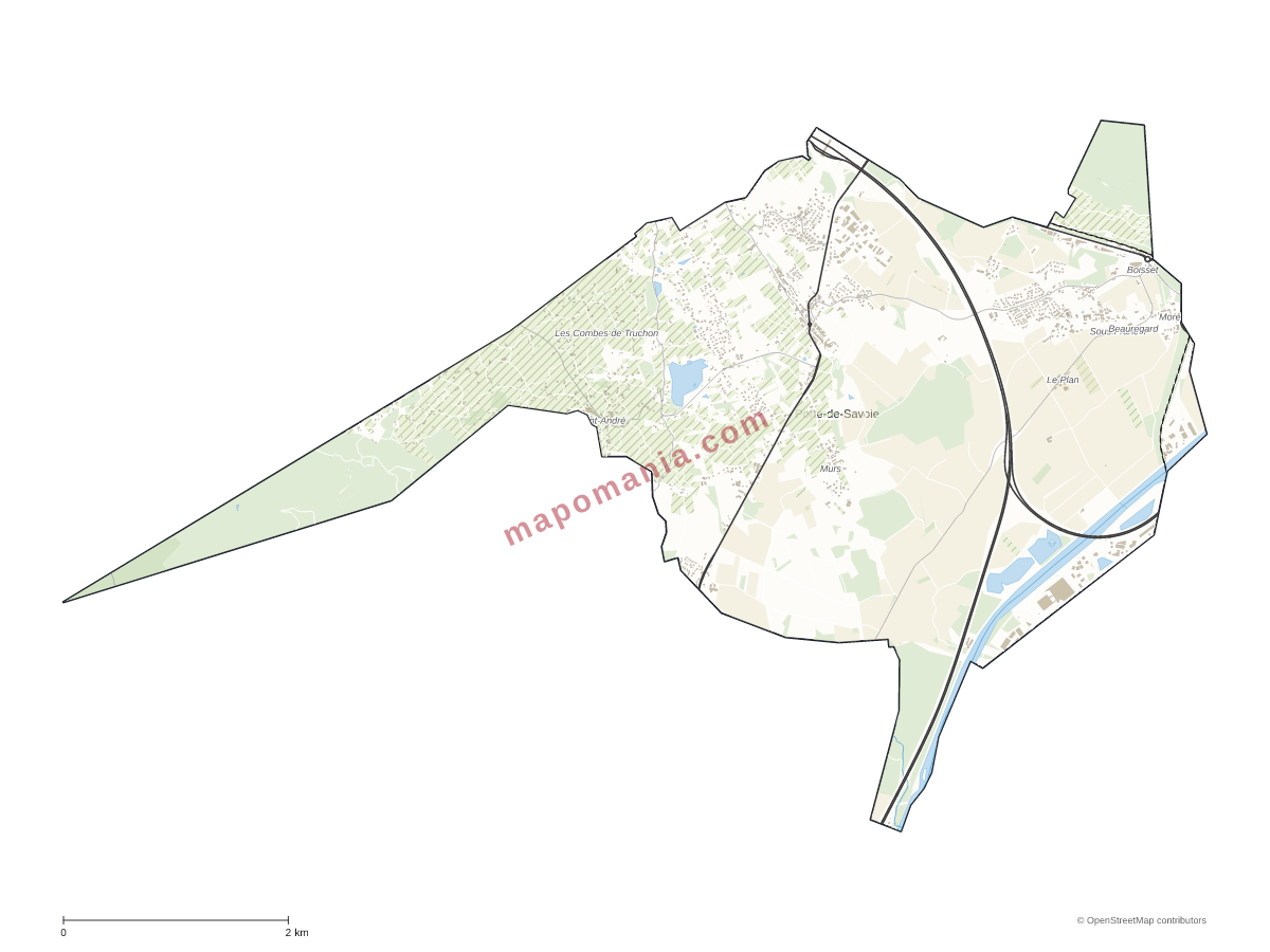 Carte de Porte-de-Savoie à personnaliser