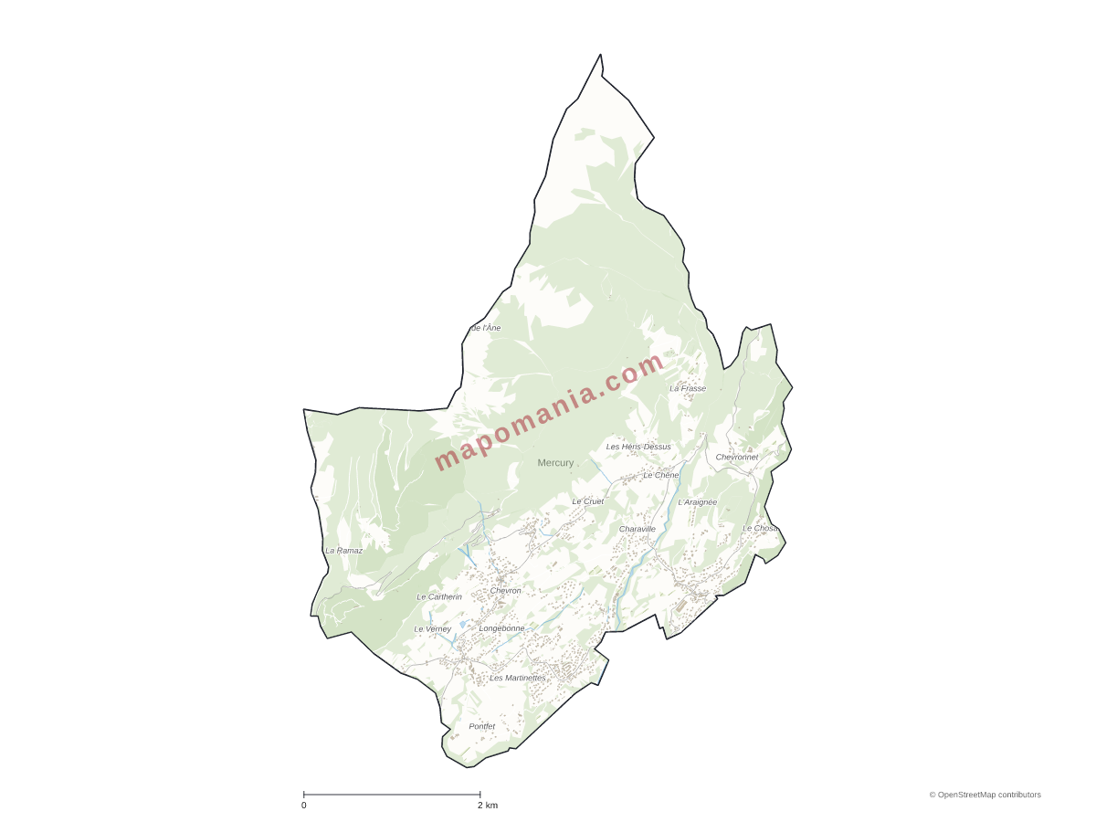 Carte de Mercury à personnaliser