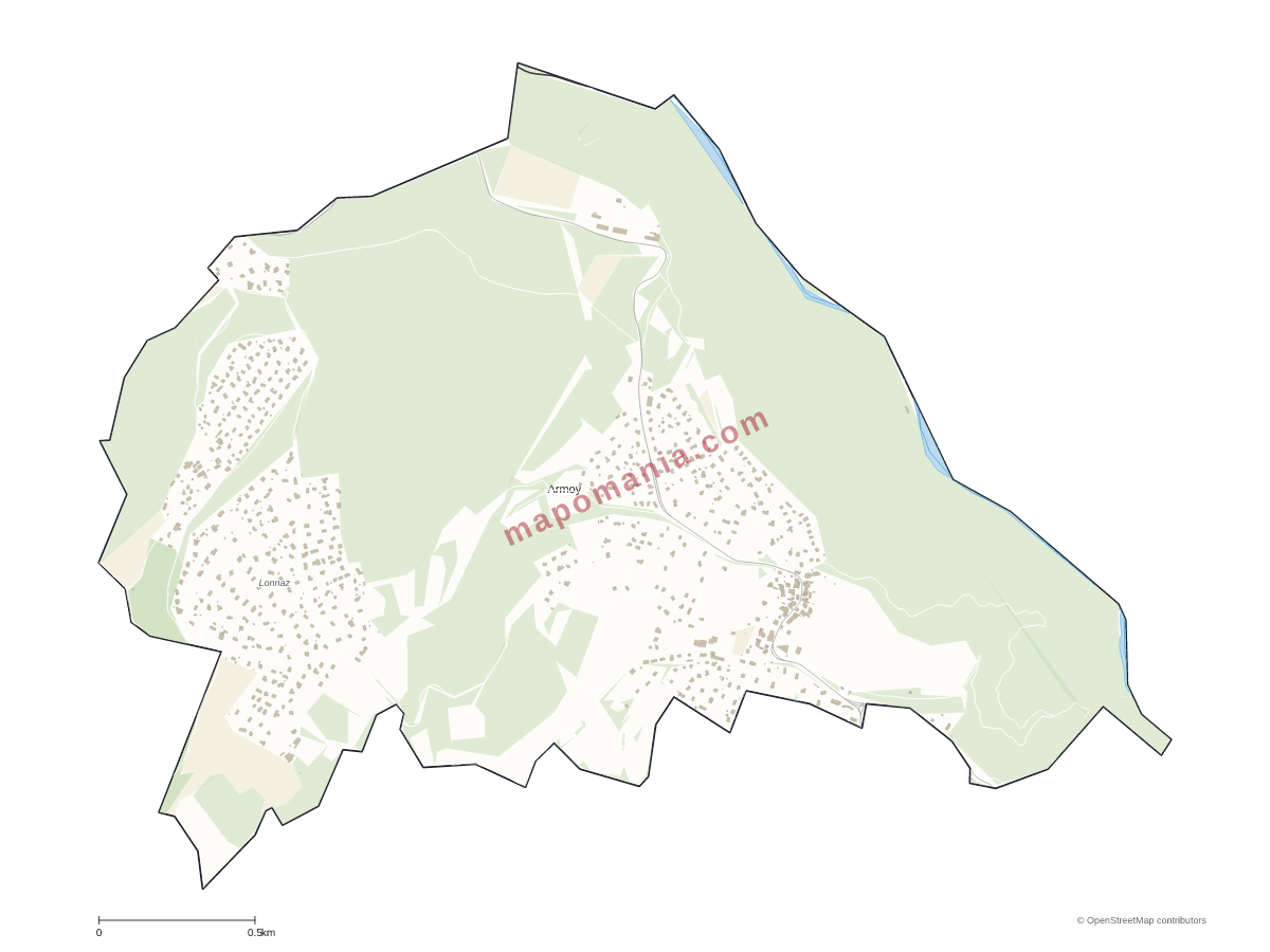 Carte de Armoy à personnaliser