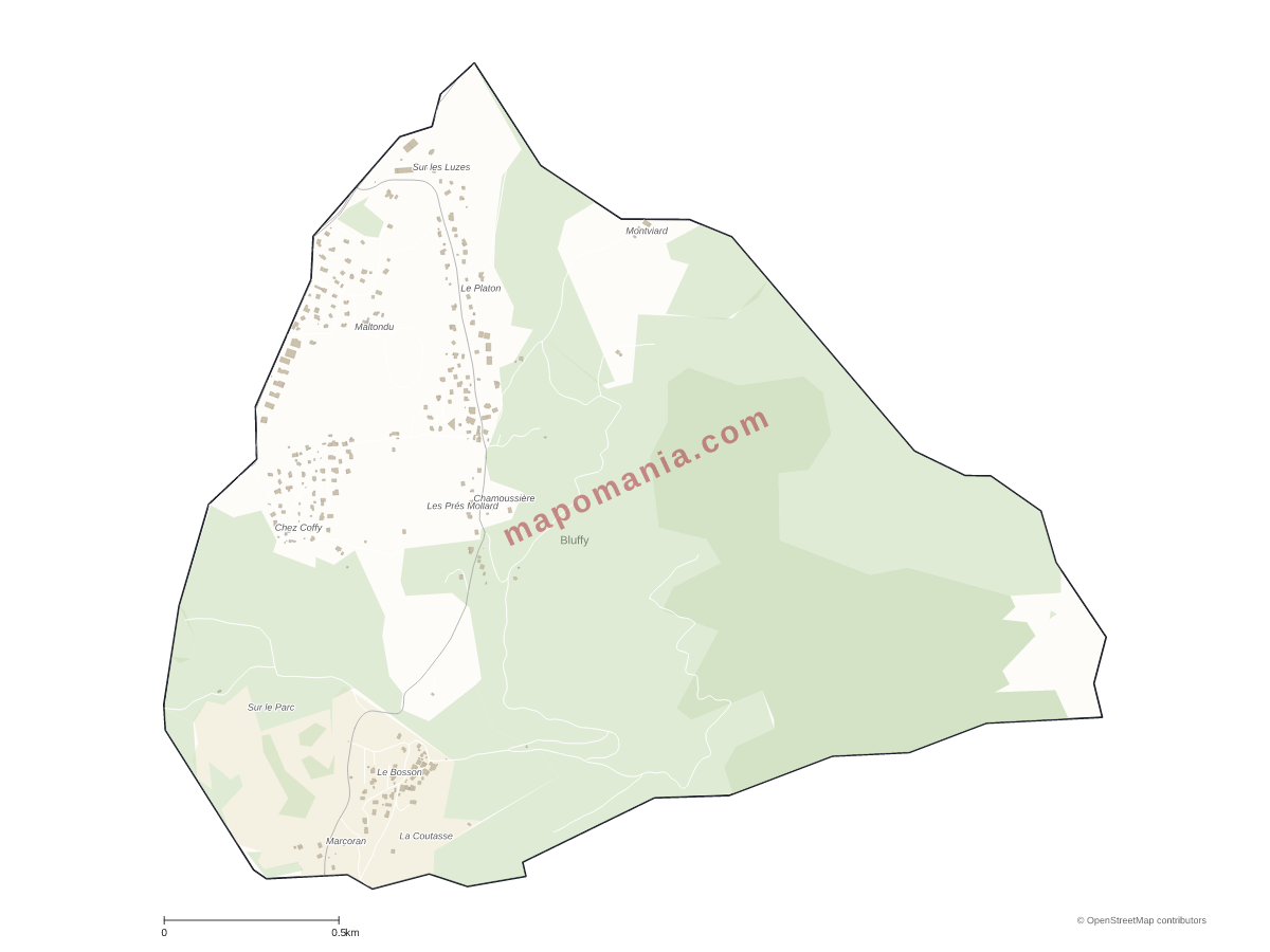 Carte de Bluffy à personnaliser