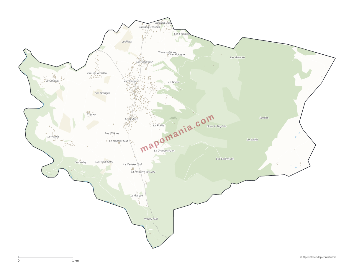 Carte de Gruffy à personnaliser