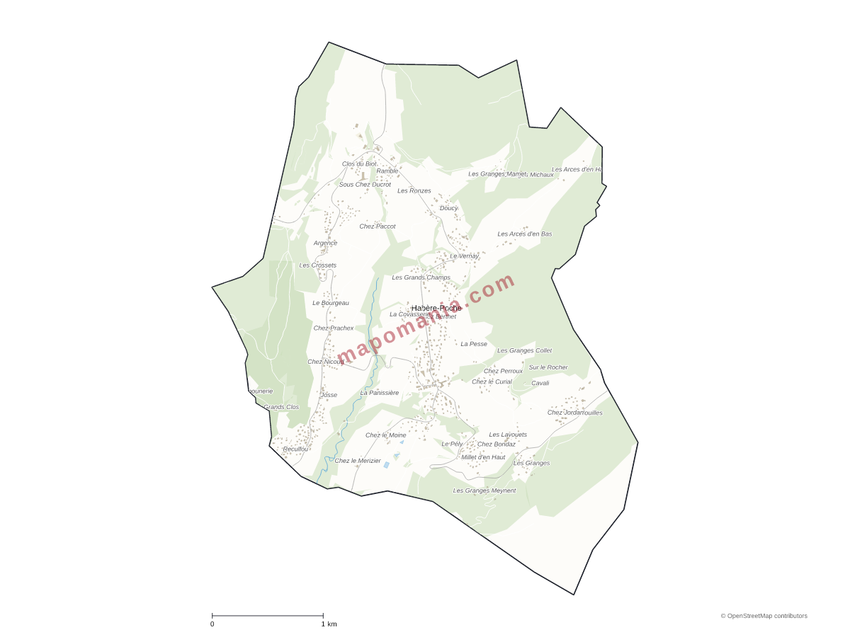 Carte de Habère-Poche à personnaliser