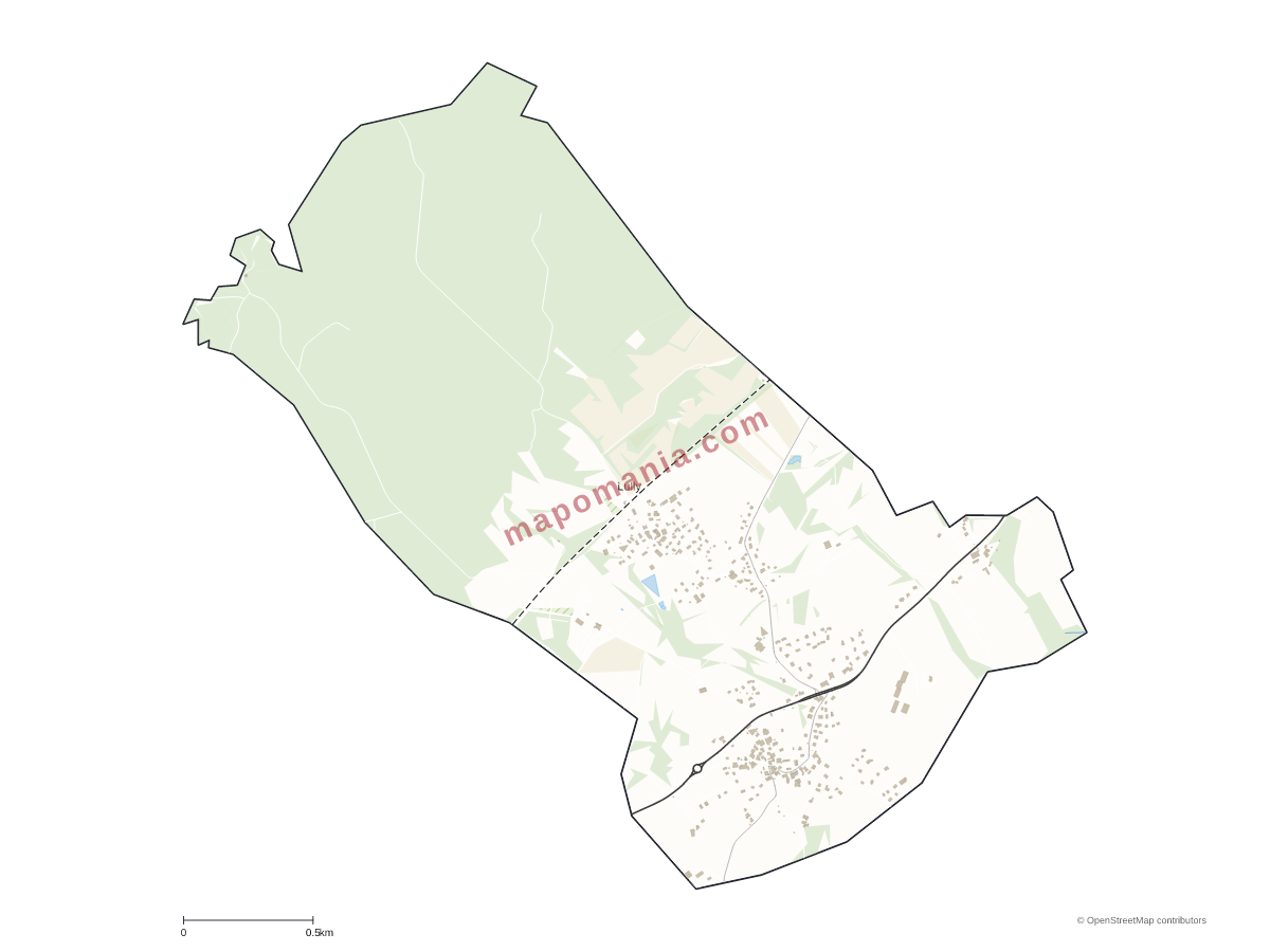 Carte de Lully à personnaliser