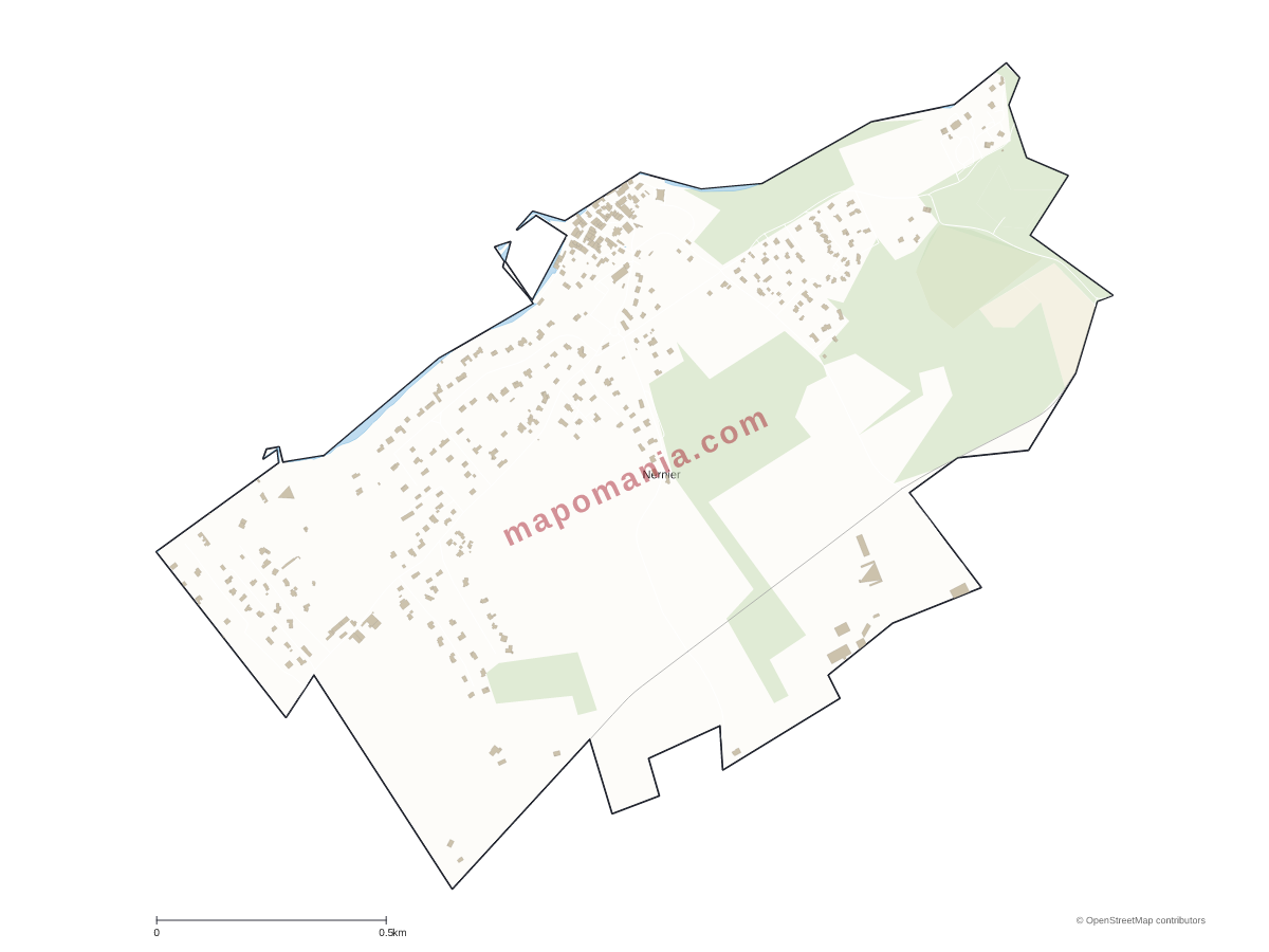 Carte de Nernier à personnaliser