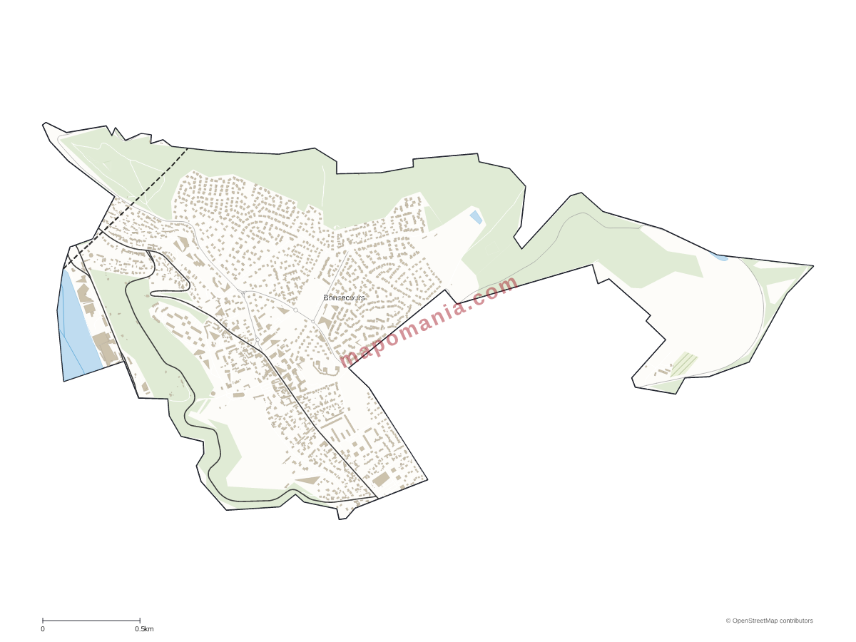 Carte de Bonsecours à personnaliser