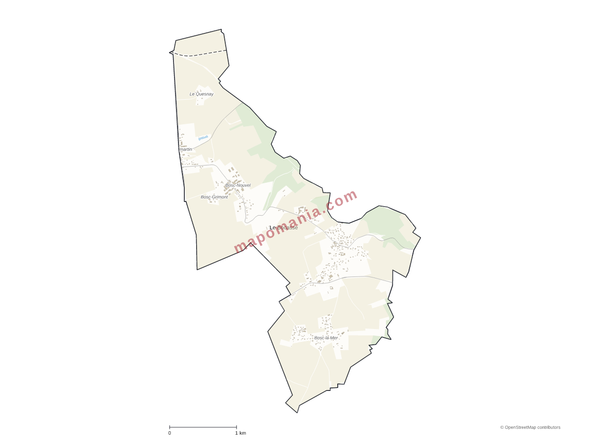 Carte de Le Bocasse à personnaliser