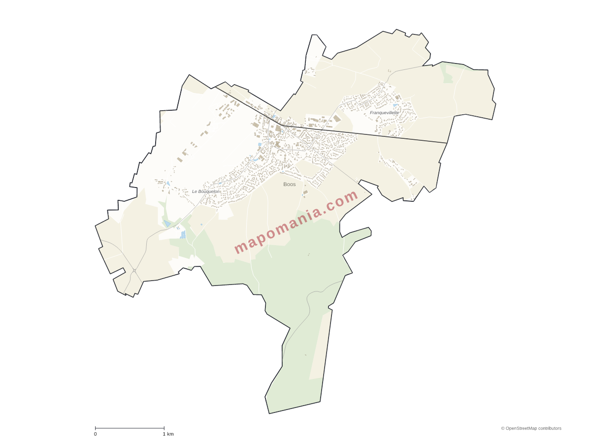 Carte de Boos à personnaliser