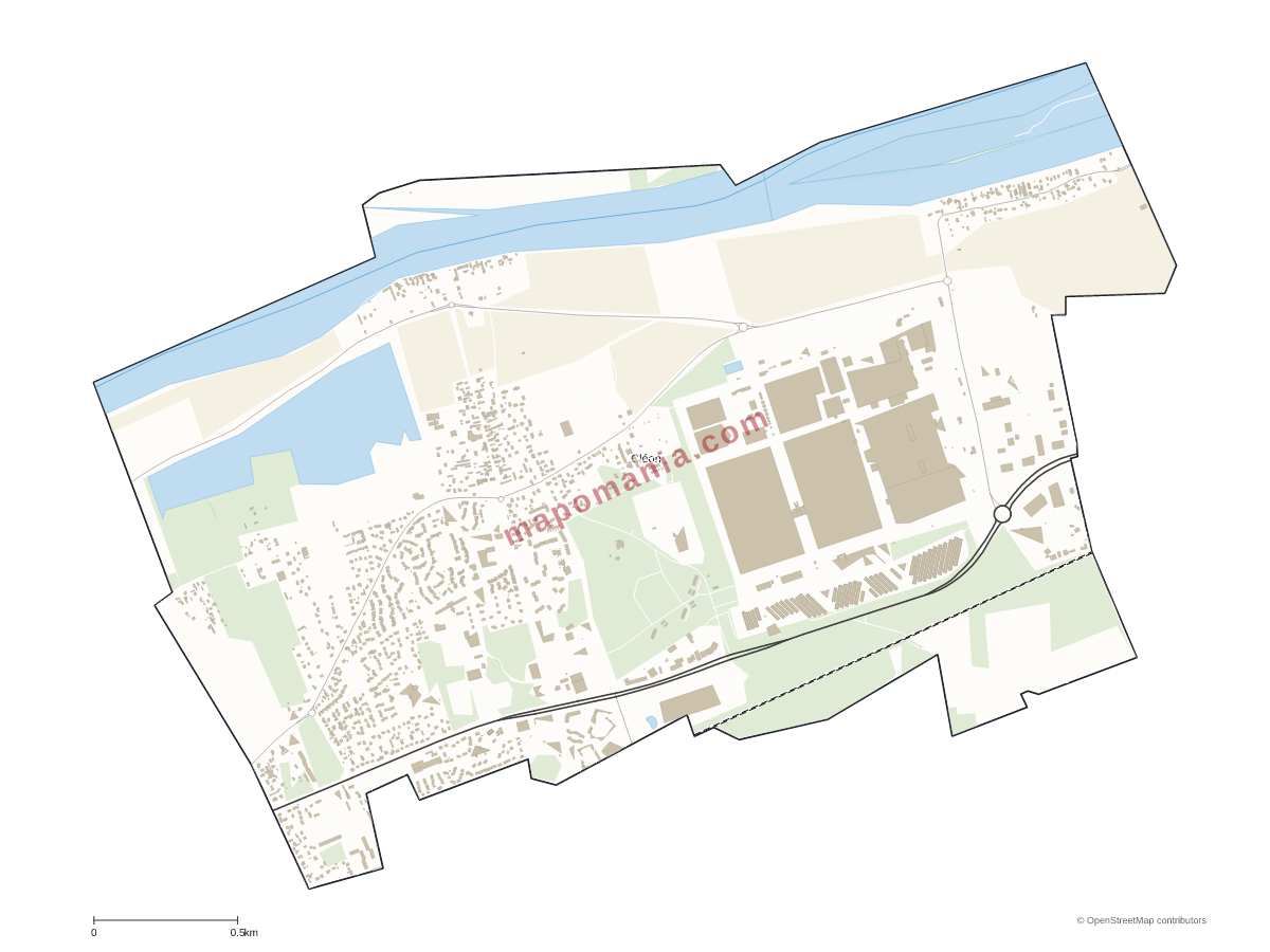 Carte de Cléon à personnaliser