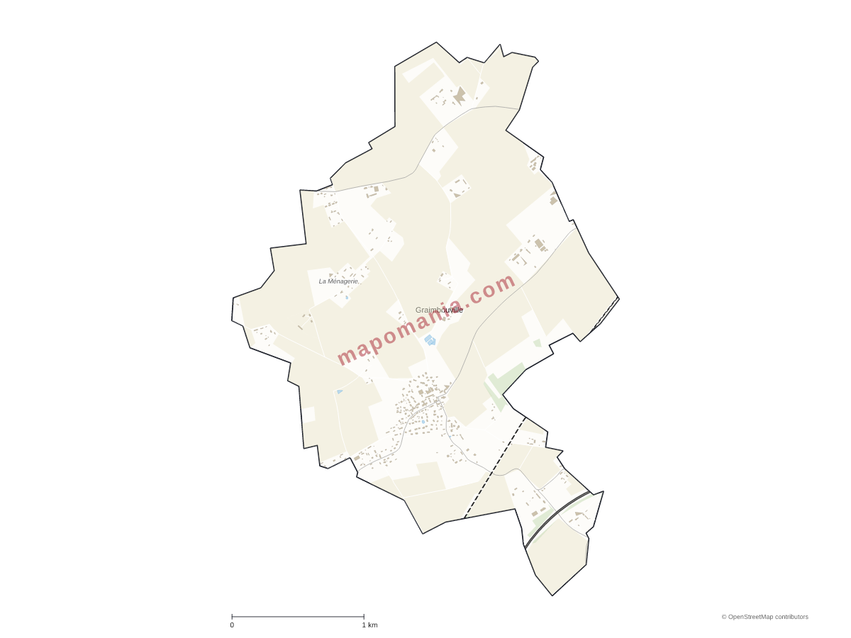 Carte de Graimbouville à personnaliser