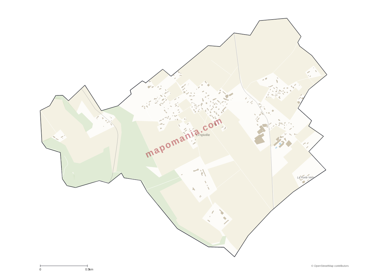 Carte de Limpiville à personnaliser