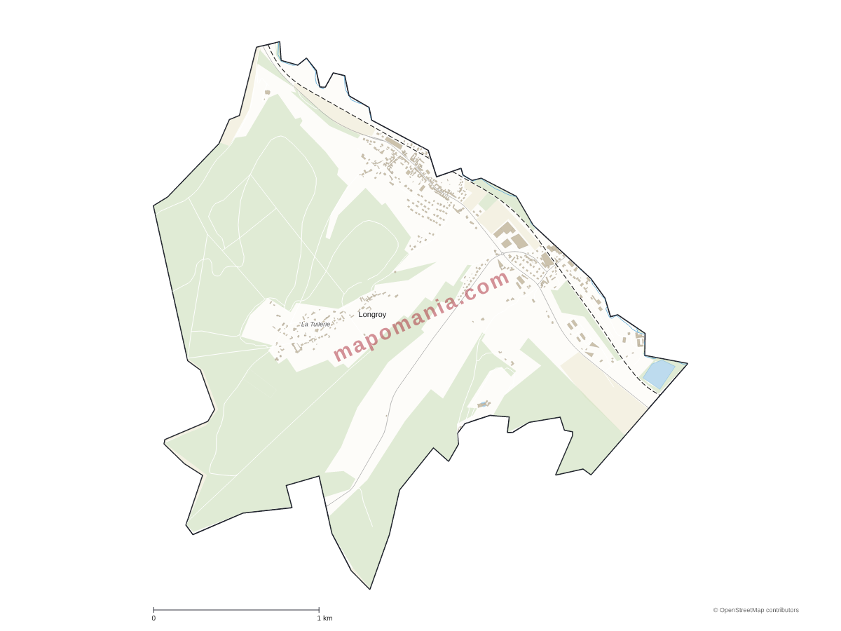 Carte de Longroy à personnaliser