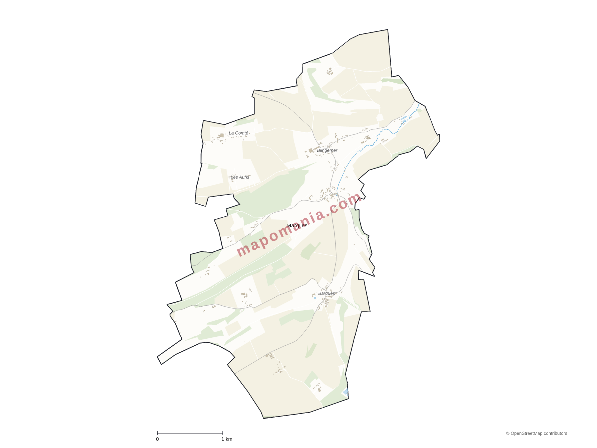 Carte de Marques à personnaliser