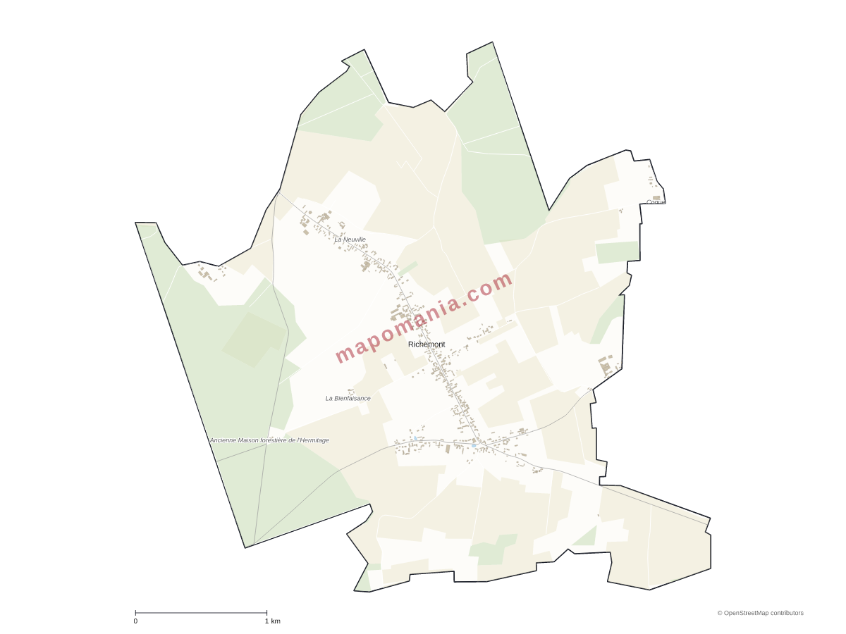 Carte de Richemont à personnaliser