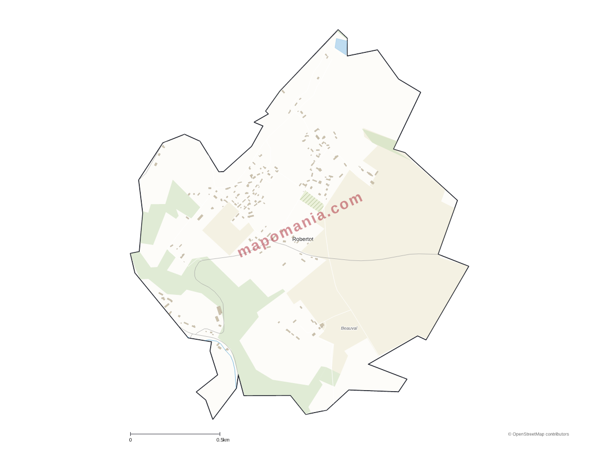 Carte de Robertot à personnaliser