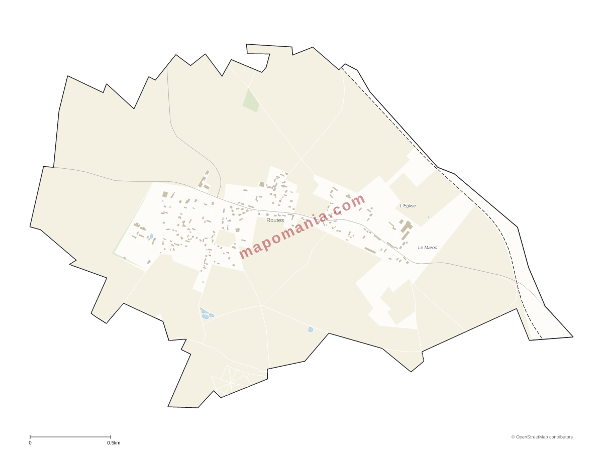 Carte de Routes à personnaliser