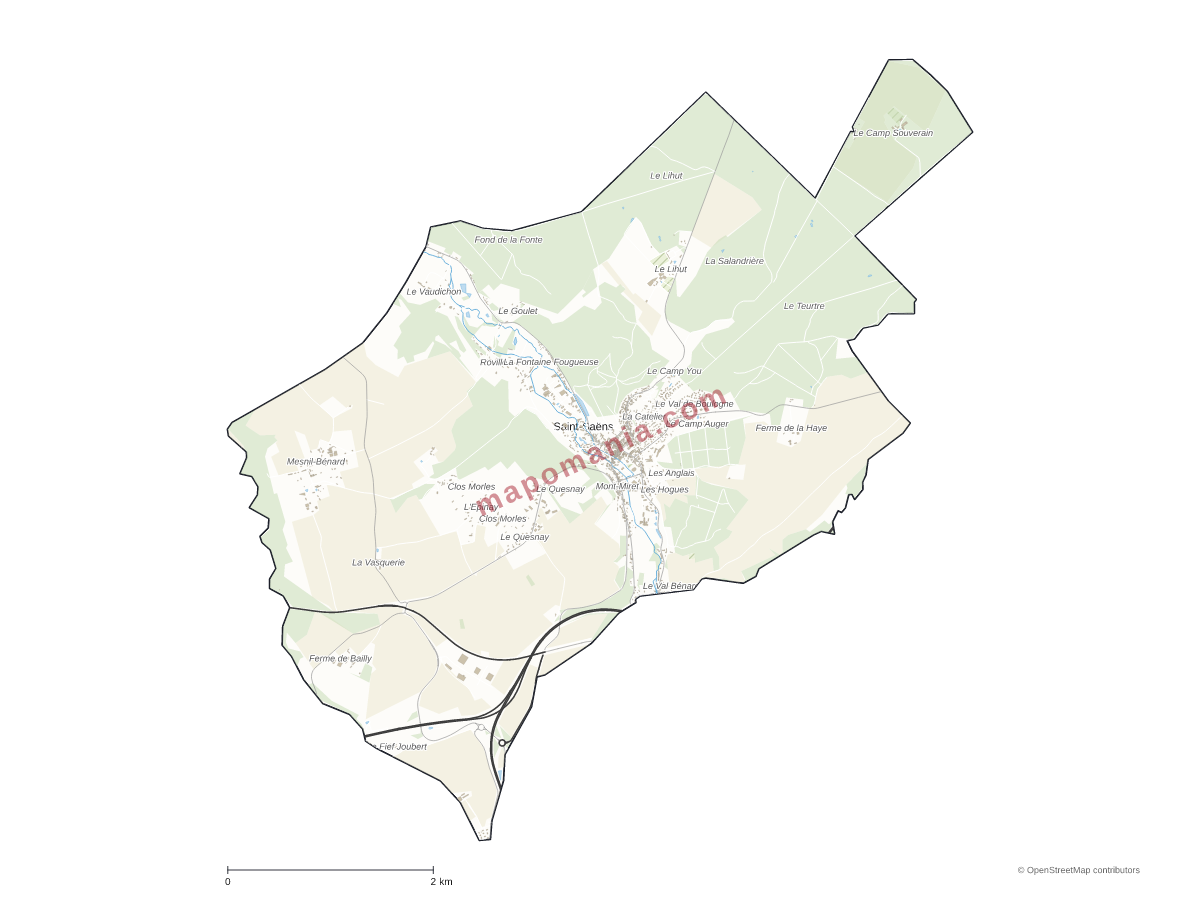 Carte de Saint-Saëns à personnaliser