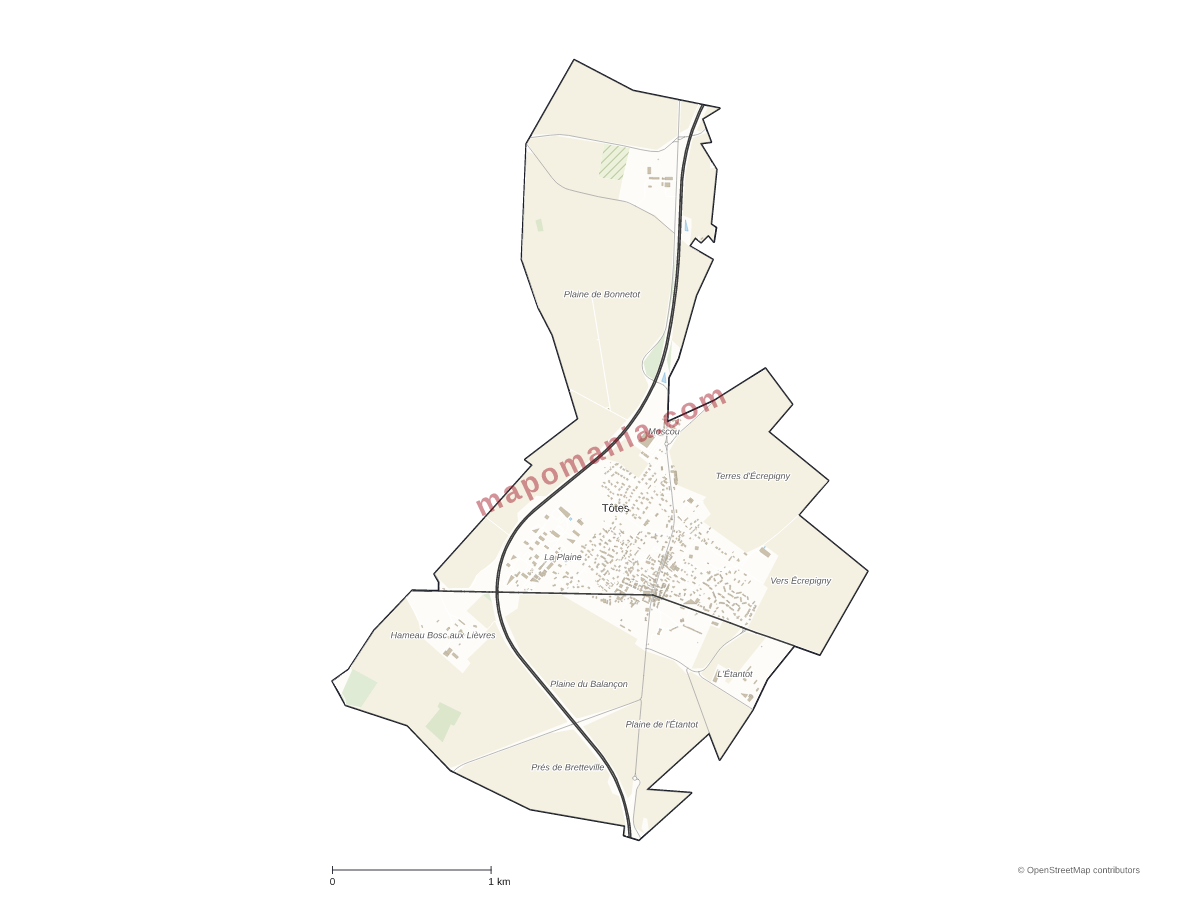 Carte de Tôtes à personnaliser